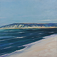 Lake Michigan Bluffs - Acrylic on canvas 24 x 18