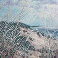 Lake Michigan South View - Acrylic on canvas 36 x 36