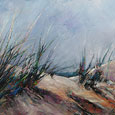 Dune Beginning 1 - Acrylic on canvas 24 x 18