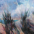 Dune Beginning 2 - Acrylic on canvas 20 x 20